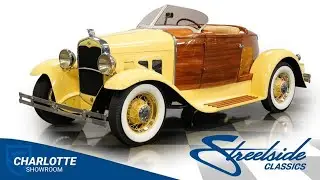 1931 Ford Model A Custom Boattail Roadster 9549-CHA for sale | Charlotte, Atlanta, Dallas, Tamp...