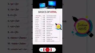Basics of HTML! html tag! 
