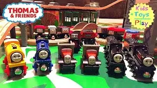 Thomas and Friends Wooden Play Table Donald & Douglas Playtime | Playing with Trains