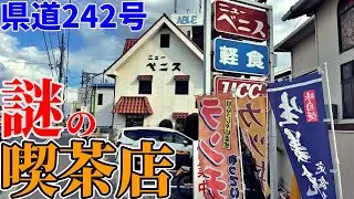 【岡山】ロードサイド店舗が乱立する県道242号にポツンと残る謎のレトロ喫茶までお昼ご飯を食べ行くだけのツーリング【ニューベニス】