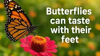 DID YOU KNOW | Facts | BUTTERFLY Can taste with their feet.#dailyfacts #ultimatefacts #universe #spa