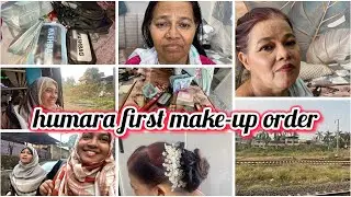 Humara pahla makeup Odder😍🫶kaha Jane ki ho Rahi tayyari 🥹aaj mujhe gaon jaisa feel hua 🥹