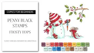 COPICS FOR BEGINNERS: How to color Frosty Hops by Penny Black with Copic Markers