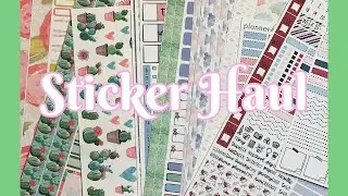 Sticker Haul | Planner Kate Stickers | V12