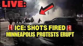 BREAKING: LIVE SHOTS FIRED: AT LEAST ONE SHOT BY ICE IN MINNEAPOLIS  Amidst ICE Raids in Minneapolis