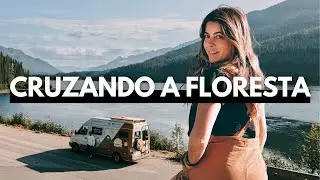 CRUZAMOS POR 700KM UMA FLORESTA NO CANADÁ - do Brasil ao Alasca de motorhome