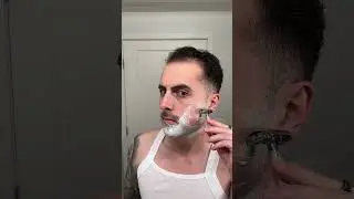 Shaving With a 1950&rsquo;s Razor 🪒 #razor #shaving #1950s
