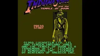 Indiana Jones and the Temple of Doom [Chronological NES #139] Nintendo | Longplay | Playthrough