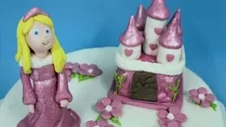 C&oacute;mo hacer figuras para tartas:  una princesa. Modelling a cake  princess topper