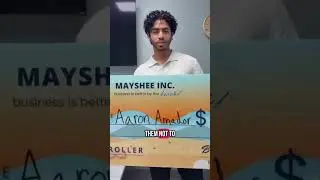 Congratulations to High Roller, Aaron! He's got some words of wisdom to share! #motivation #yt