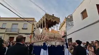 Virgen de Belén de Pilas. Jueves Santo 2025. Marcha Pasa la Virgen de la Candelaria.