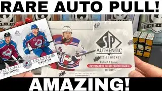 RARE Autograph Pulled! Unboxing a 2020-21 SP Authentic Hockey Hobby Box!