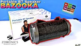 Zebronics Bazooka Unboxing & Review || Sound & Bass Test