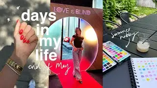 VLOG: my new summer hobby, pilates, nails & a netflix event!