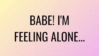 I'm Feeling Alone... DM TO DF 🖤 Divine Masculine Energy