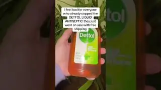 Dettol Antiseptic Liquid First Aid #dettol #dettolantiseptic #cleaner