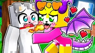 ENAMORÉ a una CHICA DRAGON en Minecraft! 🔥😍