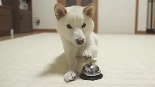 ２歳の柴犬にベル鳴らしを教えたらオヤツが欲しくてこうなりましたｗ
