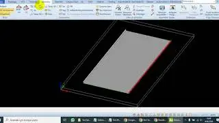 Ders82 AlphaCAM 3D Yüzeyler (Yüzeyi Uzat) (Extruded Surface)