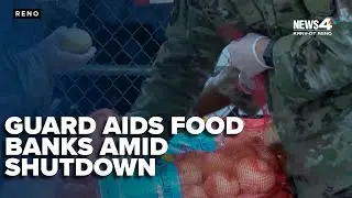Nevada National Guard aids food banks amid government shutdown