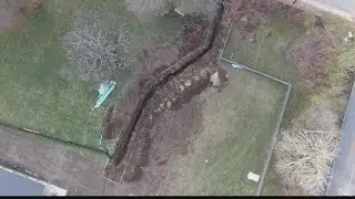 Utility work unearths human remains