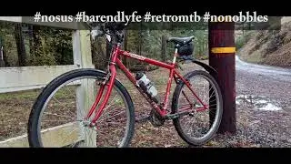 Virtual Cycling.  First Mud! Specialized Hardrock Retro MTB, Muir Mill road Mudslider.
