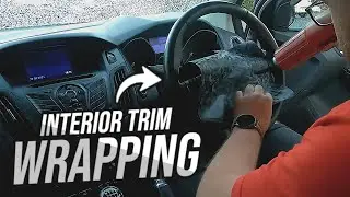 I wrapped the interior trim on the Focus!