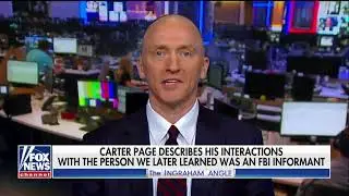 Carter Page on interactions with alleged FBI informant