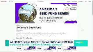 HTDC&rsquo;s Navigating America&rsquo;s Seed Fund Webinar Series