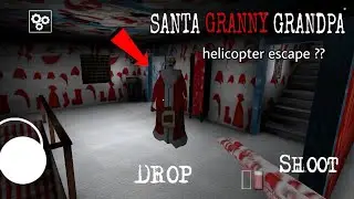 HELICOPTER ESCAPE IN SANTA GRANNY CHAPTER 2 ?? | SANTA GRANNY GRANDPA 
