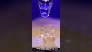 Effervescent tablet vs. Water v.2 (ASMR close up / macro) #macro #asmrvideo #satisfyingsound