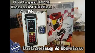 (Super Sentai/Power Ranger) Memorial Edition Go Phone Unboxing Review!!!