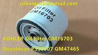 KOHLER Oil Filter GM16703 Donaldson P550507 GM47465 GM32359 GM16944 GM24456