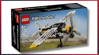 LEGO Technic Bush Plane &ndash; Wildlife Aircraft Speed Build &ndash; 42198