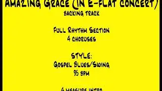 Amazing Grace Accompaniment Track in e-flat