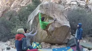 We Need Ice Stand V9 - Ice Box Canyon, Red Rocks