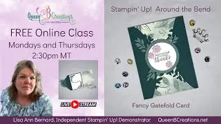 👑 Stampin' Up! Around the Bend Gatefold Card