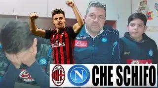 CHE SCHIFO! MILAN NAPOLI 2-0 | LIVE REACTION NAPOLETANI