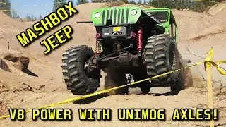 MASHBOX V8 JEEP WITH UNIMOG AXLES! COURSE 1/4 