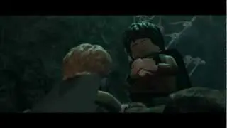 Lego LOTR Cutscenes - Sam Waves Goodbye to Gollum