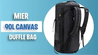 Mier Heavy Duty 90L Canvas Bag review