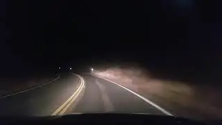 Ortega Highway @ night.