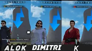 Alok vs Dimitri vs Kshmr Full Ability Test Free Fire