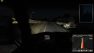 American Truck Simulator ( Night ) Nvidia MX230 Gameplay