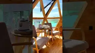 6m geodesic igloo glass dome tent with bathroom  and glass window resort house