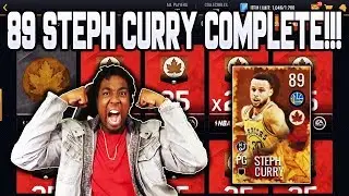 COMPLETING THE 89 OVR TOURNAMENT MASTER STEPH CURRY IN NBA LIVE MOBILE 19!!!