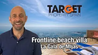 Spectacular Frontline Beach Villa in La Cala de Mijas | 5 Beds and Direct Access to the Beach
