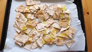 Pita Chip Recipe - Simple, Healthy, Crunchy, Vegan