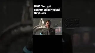 When you get scammed in Hypixel Skyblock 😢 #memes #hypixel #minecraft