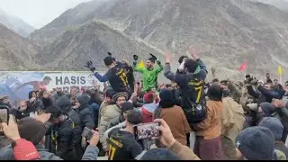 This is how we Gilgitis celebrate a football victory. Ishkoman United wing against YCCS.